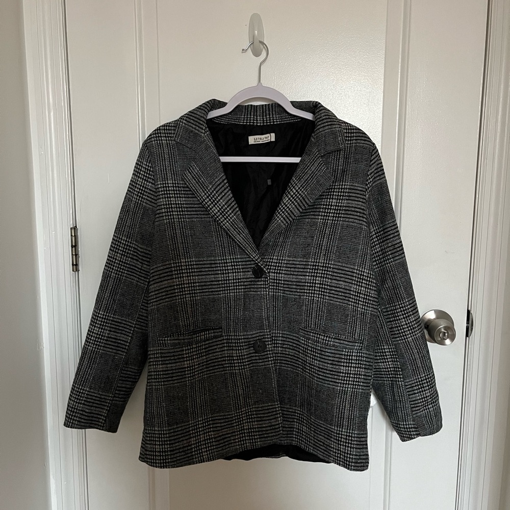 Plaid Blazer